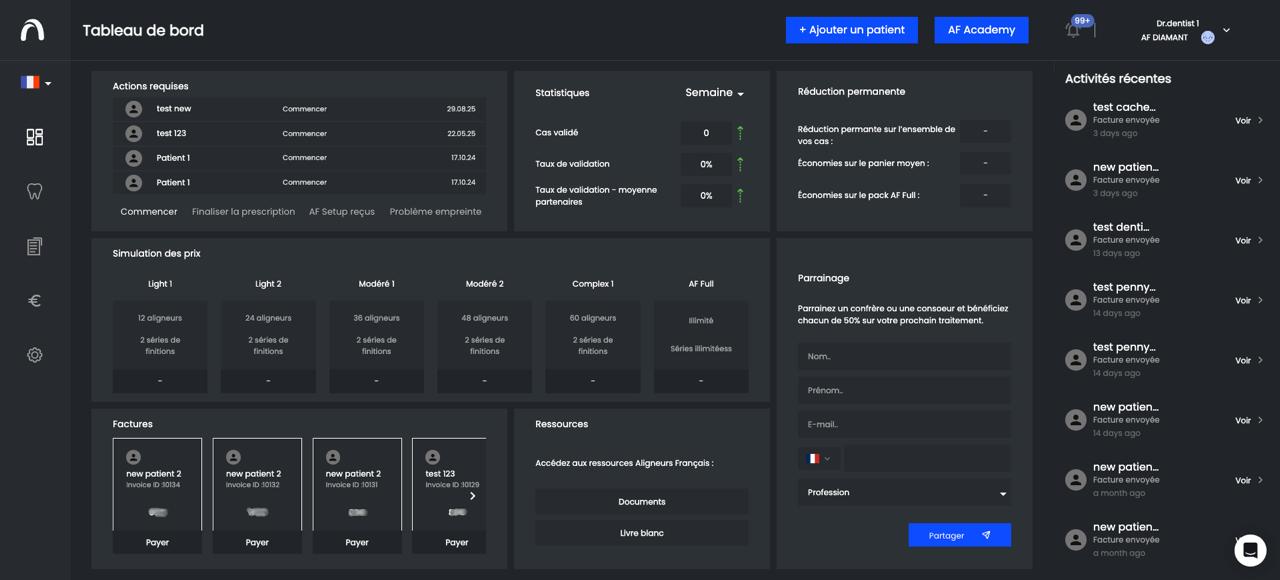 Les aligneurs français